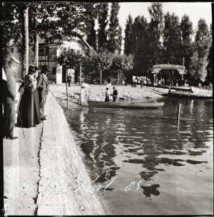 Aix-les-Bains. Grand Port. Seeufer des Lac du Bourget