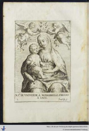 I. Dei Parentis Imago Vallis Viridis In Monte Aetna - V. Diva Virgo In Castello Tyndaritano.