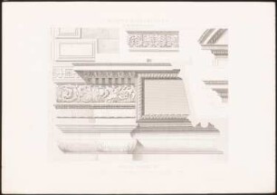 Capitole, Toulouse: Ansichten Details (aus: Motifs historiques d´architecture et de sculpture d´ornement, hrsg.v. César Daly, Bd.1, 1870)