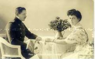 Eitel Friedrich von Preußen mit seiner Frau Sophie Charlotte