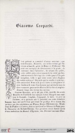 Giacomo Leopardi