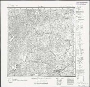 Meßtischblatt 2291 : Mensguth, 1938 : Mensguth. - Hrsg. 1915, bericht. 1929, redakt. Änd. 1938. - 1:25000. - [Berlin]: Reichsamt für Landesaufnahme, 1938. - 1 Kt.