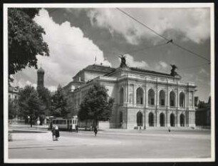 Stadttheater, Augsburg: Ansicht von Süden