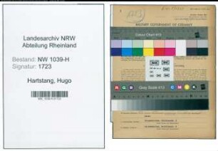 Entnazifizierung Hugo Hartstang , geb. 07.12.1908 (Buchhaendler)