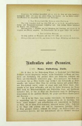 Australien oder Oceanien