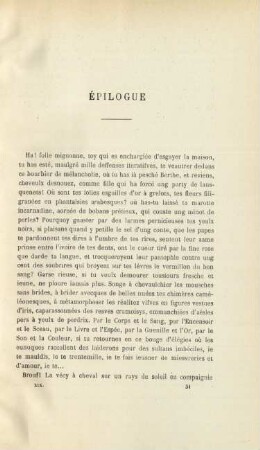 Épilogue