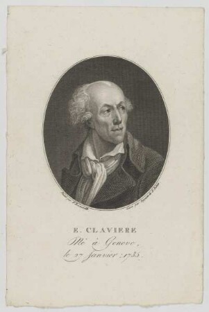 Bildnis des E. Claviere