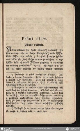 Prěni staw