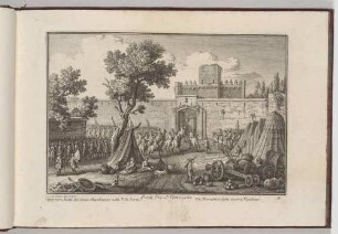 Porta Pia olim Viminalis (Die Porta Pia in Rom), in: Giuseppe Bianchini: Delle Magnificenze di Roma antica e moderna, Bd. 1, Rom 1747, Tafel 4