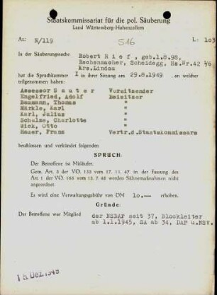 Rief, Robert