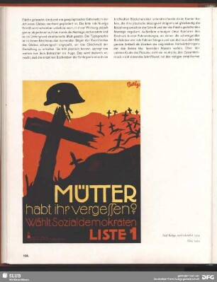 Mütter habt ihr vergessen? Wählt Sozialdemokraten Liste 1