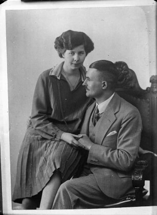 Porträtaufnahme eines Paares aus der Familie Knochenhauer