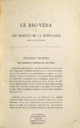 Le Rig-Véda et les origines de la mythologie Indo-Européenne