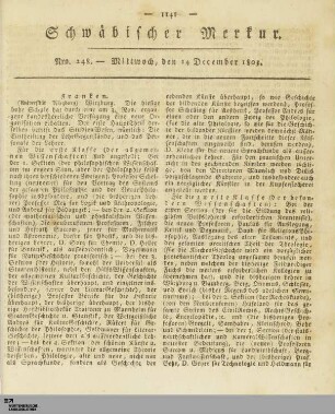Schwäbischer Merkur : mit Schwäbischer Kronik und Handelszeitung : Süddeutsche Zeitung