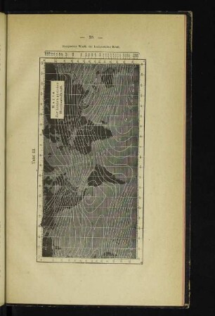 Tafel III. Karte der Linien gleicher Horizontalkraft.