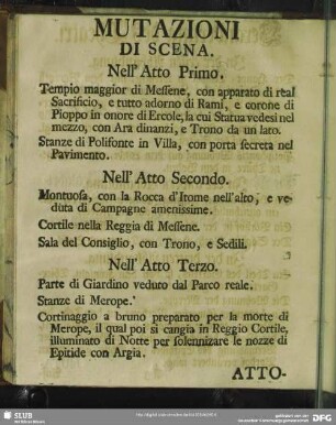 Mutazioni Di Scena