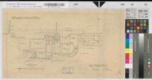 Neubau eines Empfangsgebäudes auf Bahnhof Neubeckum, Blatt 1: Grundriß Erdgeschoß, M. 1:200
