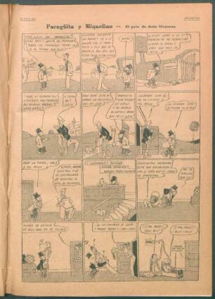 Paragüita y Miquelino. - [Cómic] : El gato de doña Nicanora