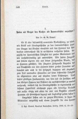 548-562 Haben wir Gregor den Großen als Hymnendichter anzusehen?