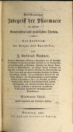 Toxikologie : ein Handbuch für Ärzte und Apotheker, so wie auch für Polizei- und Kriminal-Beamte