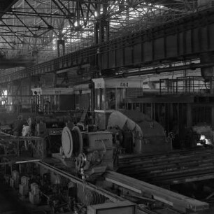 Die Leninhütte der Industriestadt Dimitrowgrad. Die Walzstraße
