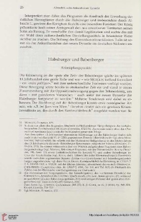 Habsburger und Babenberger