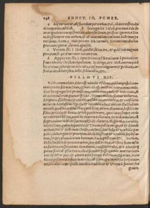 Psalmus XCI. - Psalmus C.