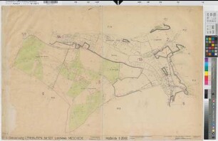 Schönholthausen (Finnentrop), Flurbereinigung Rönkhausen, Bl. 4 Zuteilungskarte Lenhausen Flur 4