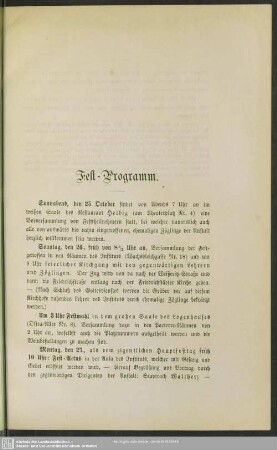 Fest-Programm