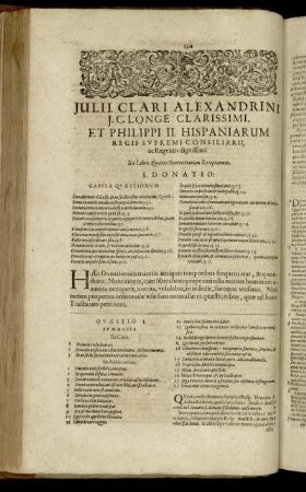 Ex Libro Quarto Sententiarum Receptarum. §. Donatio.