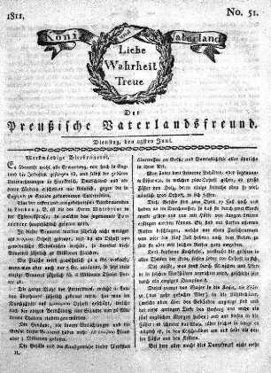No. 51., vom 25sten Juni