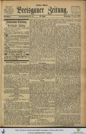 12.06.1892 (Erstes Blatt)