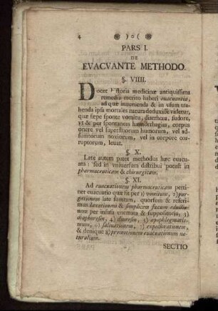 Pars I. De Euacuante Methodo