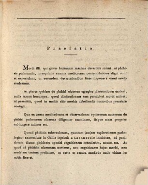 Dissertatio inauguralis de phthisi ulcerosa pulmonum