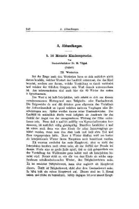 16 Monate Kindersprache : (Schluß)