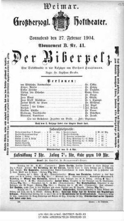 Der Biberpelz