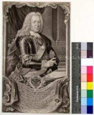 Porträt des kaiserlichen Feldmarschalls Friedrich Heinrich Graf von Seckendorff
