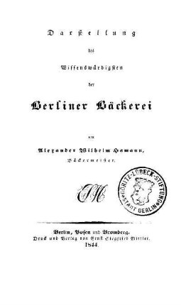 Stempel: Göritz-Lübeck-Stiftung Berlin