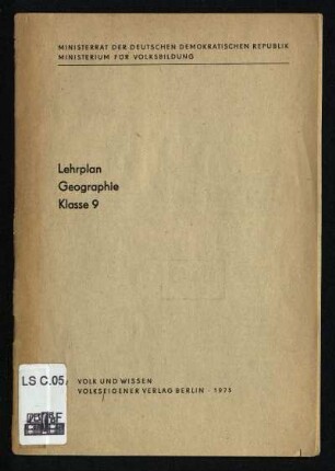 1975: Klasse 9