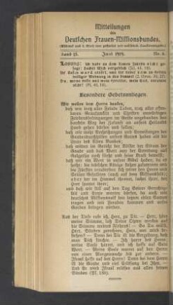 Nr. 6. Juni 1919