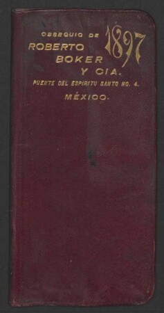 [22]: [Notizbuch, ohne Titel / Taschenkalender von 1897]