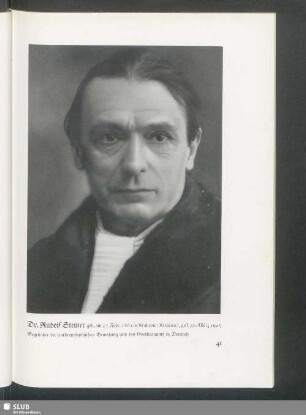 Dr. Rudolf Steiner