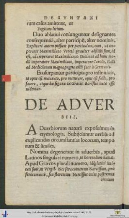 De Adverbiis