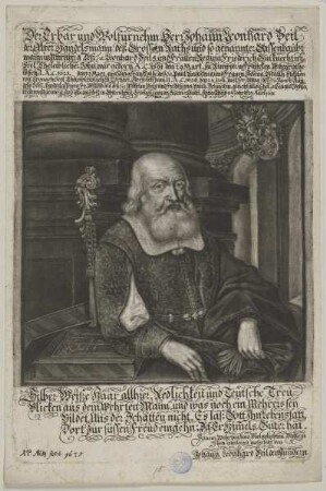 Bildnis des Johann Leonhard Beil