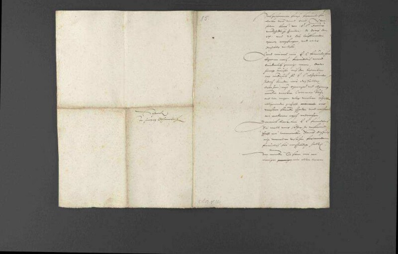 Pfalzgraf Ottheinrich wünscht, den Rat Johann Krauß auf einen Ausschusstag zu einer Verhandlung mit seinen Kammerräten zu erhalten, was ihm jedoch Herzog Christoph von Württemberg abschlägt und stattdessen Johannes Brenz schickt.