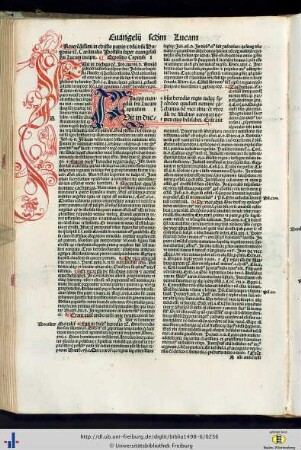 Evangelium secundum Lucam.