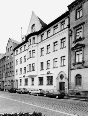 Meißen-Altstadt, Fährmannstraße 17. Wohnhaus (um 1917). Straßenansicht