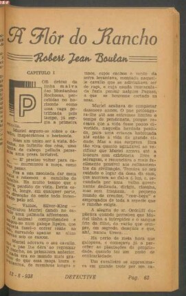A flôr do rancho : [Grande novella]
