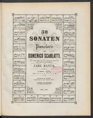 Heft 5: 30 Sonaten für Pianoforte