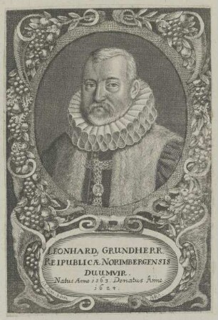 Bildnis des Leonhard. Grundherr